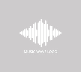 Music wave logo