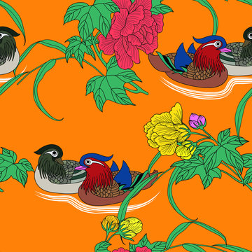 mandarin ducks