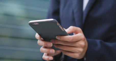 Close up of smart phone