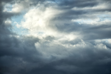 Beautiful fluffy clouds
