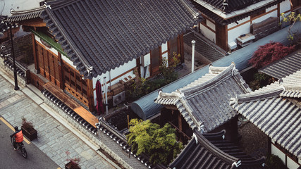 Morning of Jeonju Hanok Village