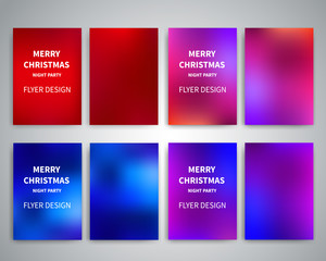 Fototapeta premium Christmas Flyer design templates