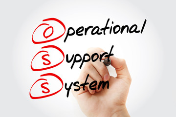 OSS - Operational support system, acronym business concept