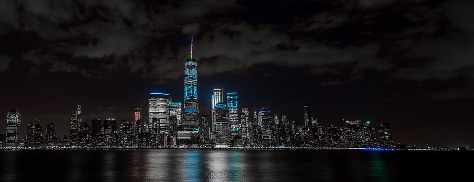 Fototapeta New York City Skyline at night