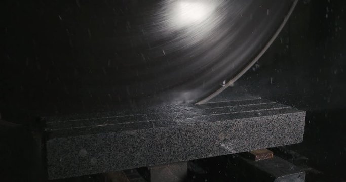 Granite processing in manufacturing