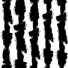 Abstract grunge background with black and white vertical stripes.