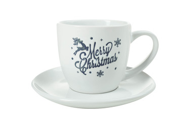 Christmas cup and plate