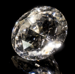 jeweler's jewel on a black background