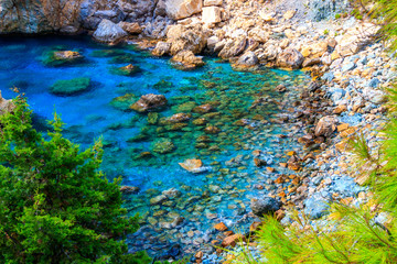 Secret Sea Bay In Antalya Turkey