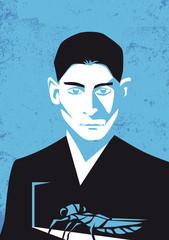 illustration of Franz Kafka