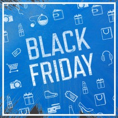 Composite image of black friday advert