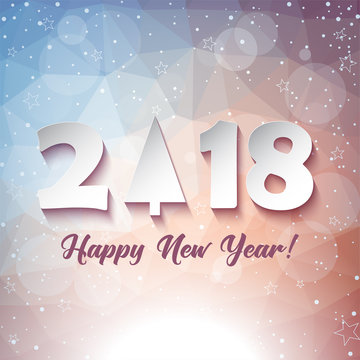 Elegant blurred colorful background for happy new year