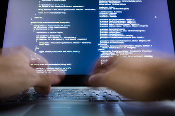 Hacker Using Laptop