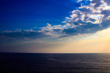 Fototapeta na wymiar Sunset On The Sea