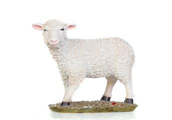 Figure of a sheep for the Nativity Potal