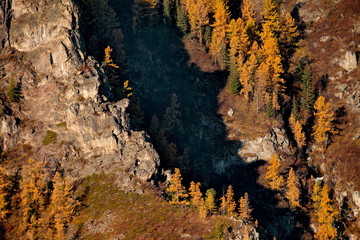 Russia. Siberia, Autumn in the Altai Mountains