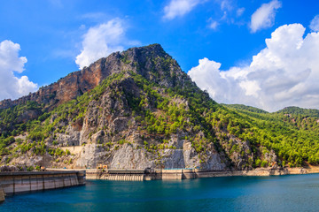 Obraz na płótnie Canvas Water Dam In Antalya