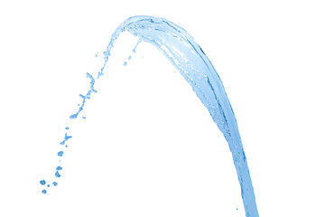 Obraz na płótnie Canvas Water splash isolated on white background