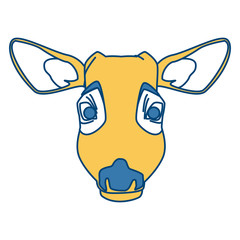 Cute reindeer cartoon