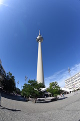 Fototapeta na wymiar Fernsehturm Berlin