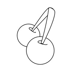 Sweet cherries fruit  icon