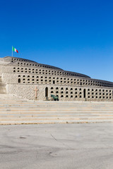 Italian alps landmark. First world war memorial