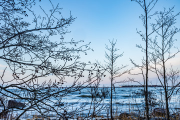 Fototapeta na wymiar Seaside in West coast of Finland