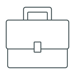 Business briefcase symbol