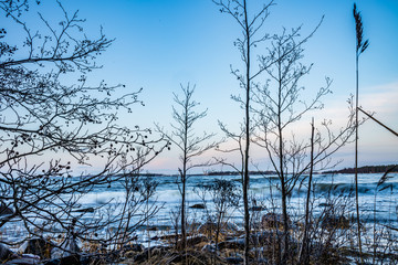 Fototapeta na wymiar Seaside in West coast of Finland