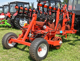 Obraz premium Tractors and agricultural machineries