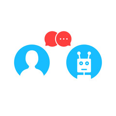 simple chatbot hotline logo