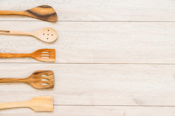 Wood utensils