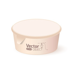 Round packaging foil and paper