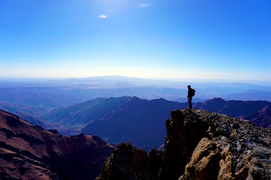The Mount Toubkal, High Atlas, Morocco, Africa