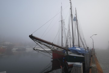 Historisches Segelschiff im Eckernf&ouml;rder Hafen