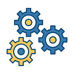 Gears machinery pieces