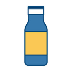 Container bottle isolated