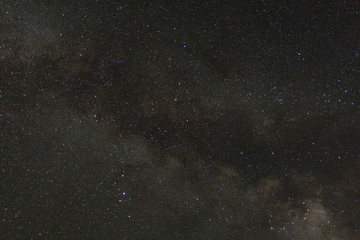Milky way galaxy with stars and space dust in the universe