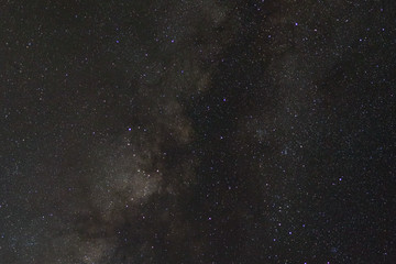Milky way galaxy with stars and space dust in the universe