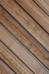 Background of diagonal wooden boards free space