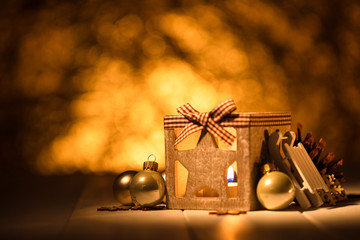 Weihnachtsdekoration (bokeh)