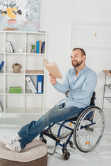 disabled man on wheelchair