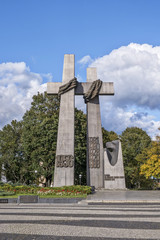 Pomnik Upamiętniający Wydarzenia w Poznaniu w Czerwcu 1956 roku - obrazy, fototapety, plakaty