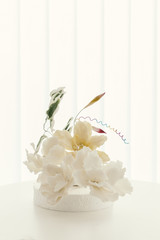  flowers made of marzipan