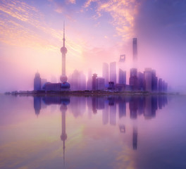 Fototapeta premium Shanghai skyline cityscape
