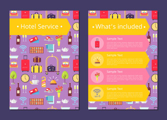 Hotel Services Information List on Internet Page