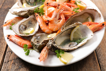 platter of seafood