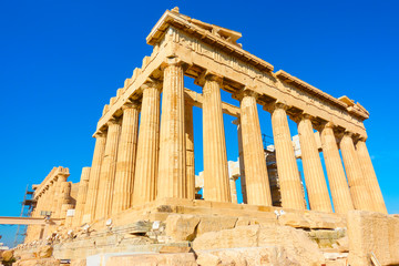 Obraz premium Parthenon temple in Acropolis