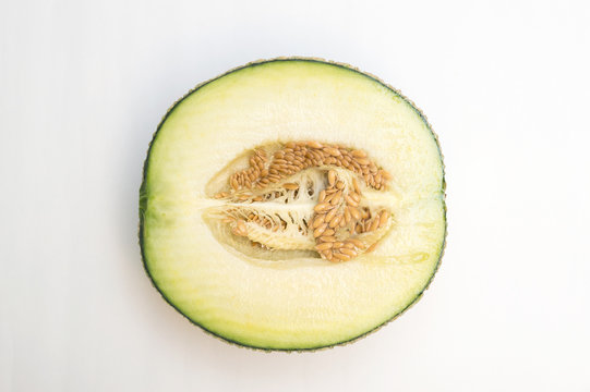 Melon isolated on white background