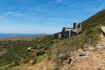 Fototapeta na wymiar Old Monastery called Sant Pere de Rodes, Catalonia, Spain.